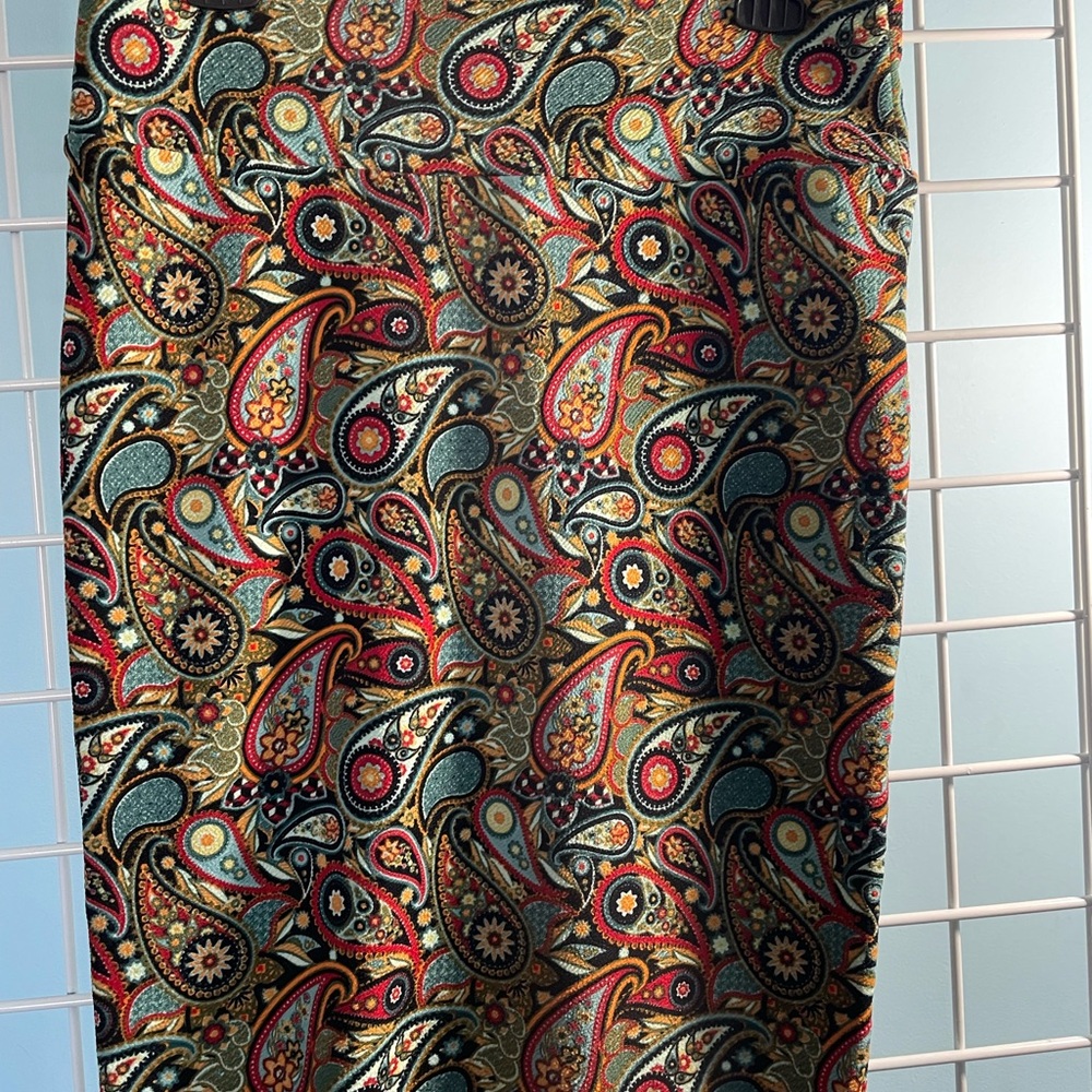 LuLaRoe Paisley Pencil Skirt - Multicolor
